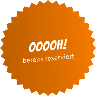 reserviert overlay banner